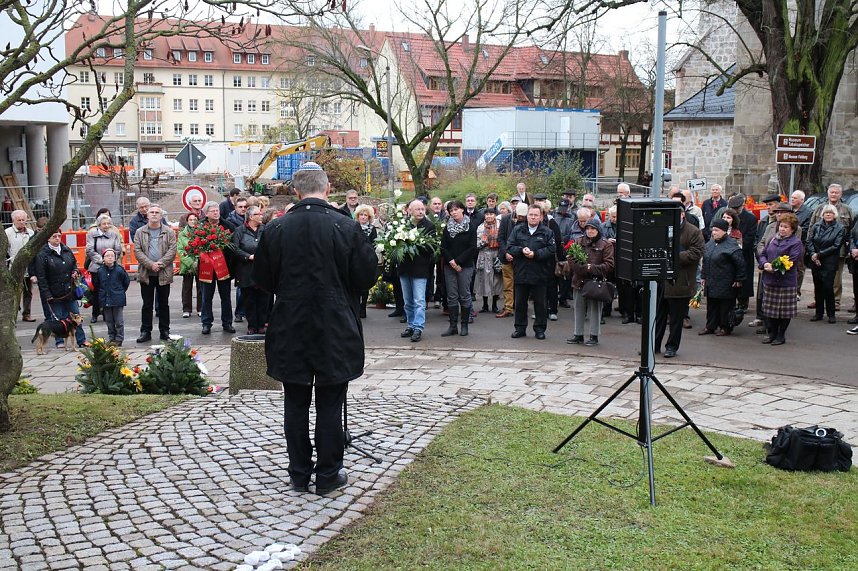 Gedenken an die Pogrome 1938 in Nordhausen