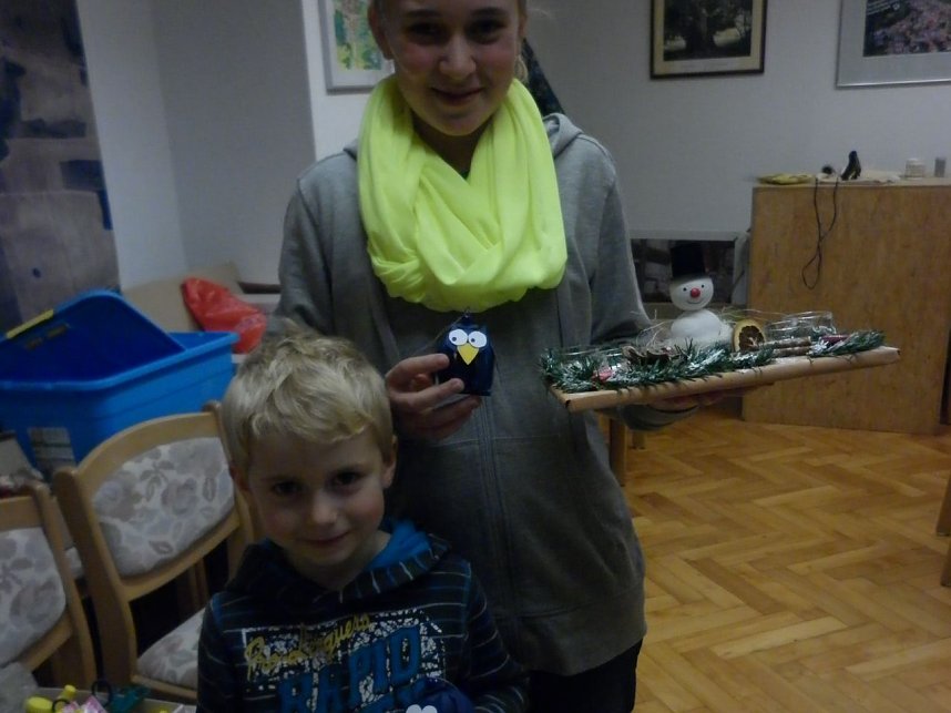 Mehrere Generationen bastelten