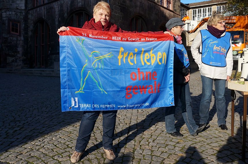Gegen Gewalt an Frauen