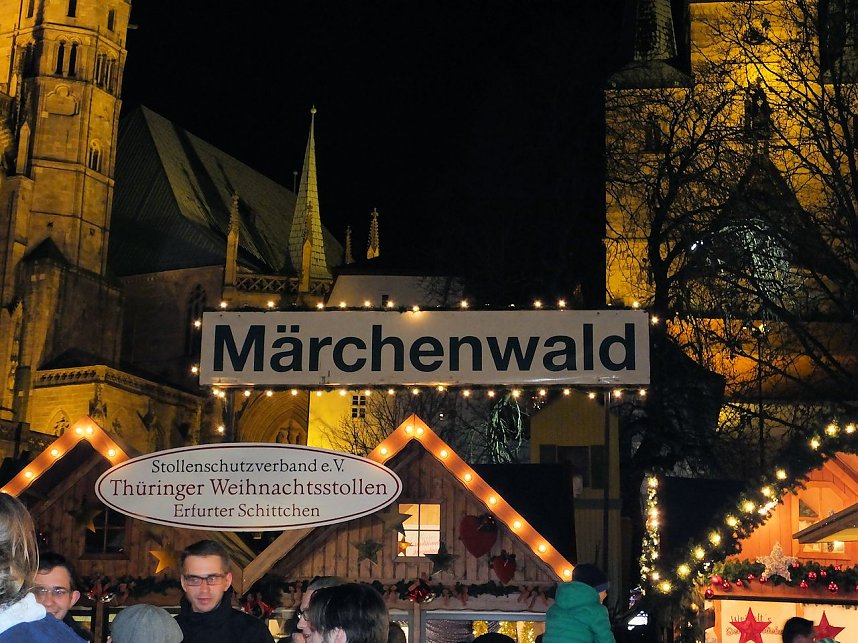 Besuch des Erfurter Weihnachtsmarktes