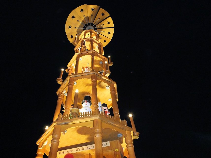 Besuch des Erfurter Weihnachtsmarktes