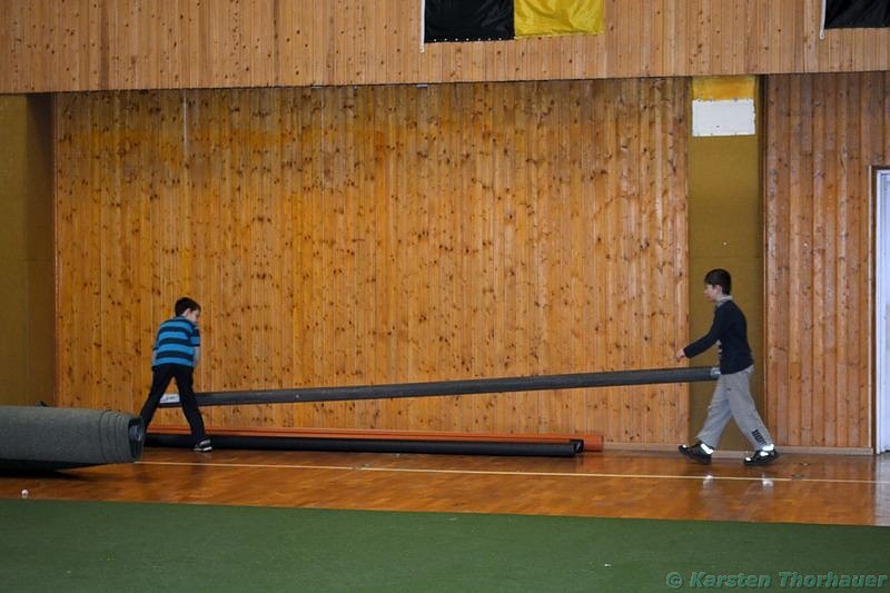 Vorbereitungen auf die Boxnacht