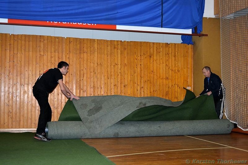 Vorbereitungen auf die Boxnacht