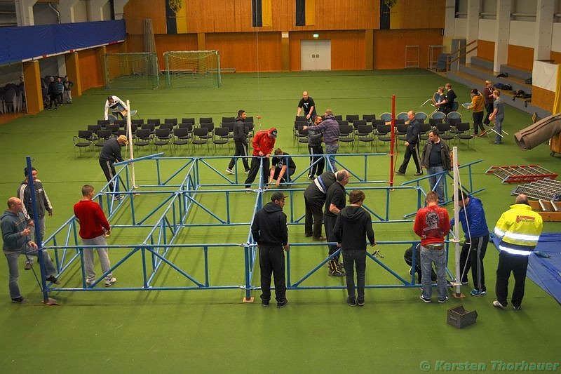 Vorbereitungen auf die Boxnacht