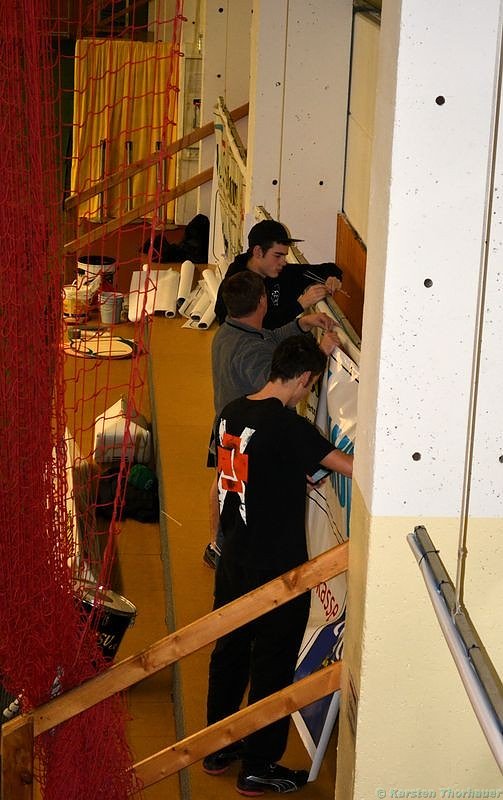 Vorbereitungen auf die Boxnacht