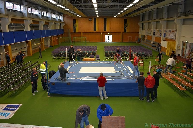 Vorbereitungen auf die Boxnacht