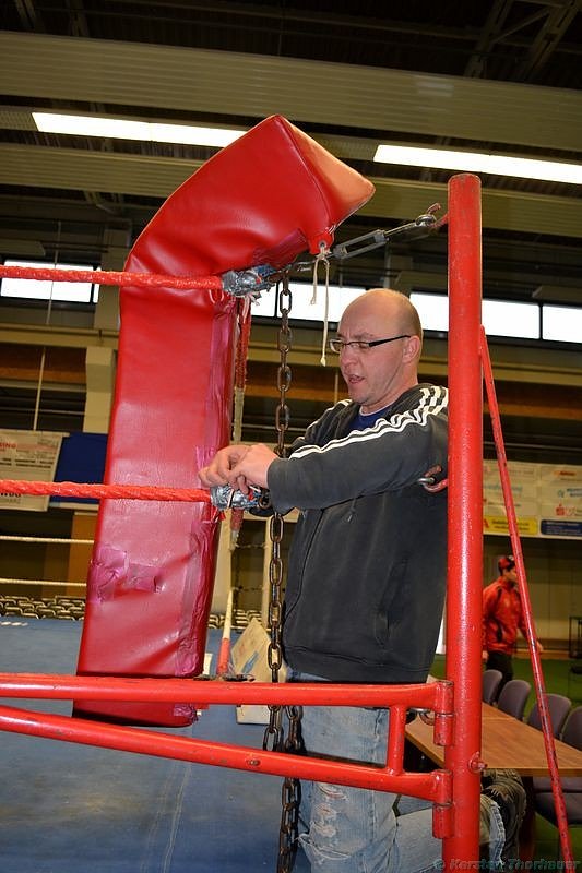 Vorbereitungen auf die Boxnacht