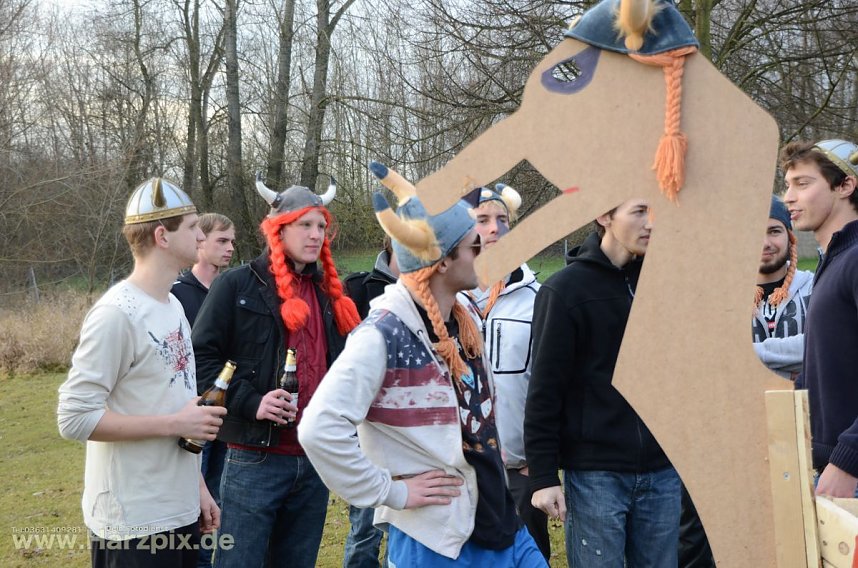 Eisbaden der FH Nordhausen