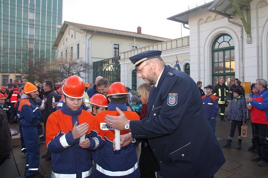 Friedenslicht angekommen
