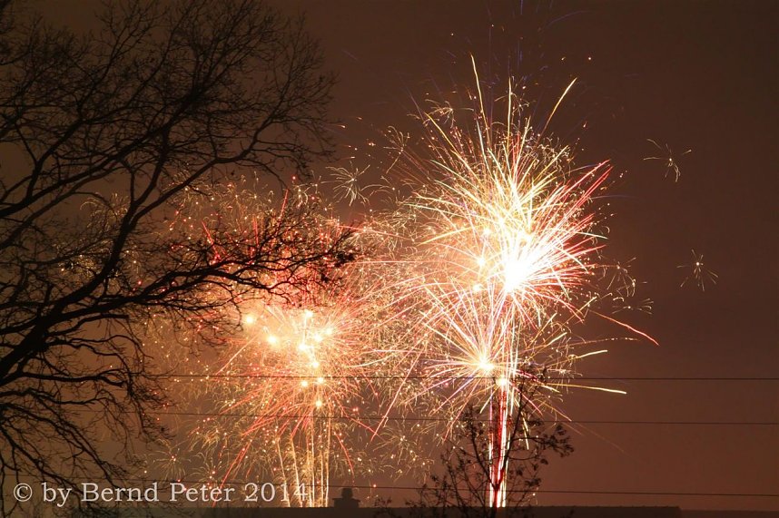 Feuerwerk &uuml;ber Sollstedt