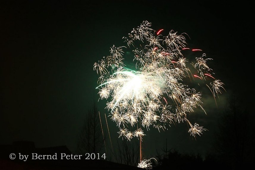 Feuerwerk &uuml;ber Sollstedt