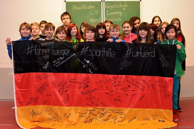 Eine Fahne verbindet