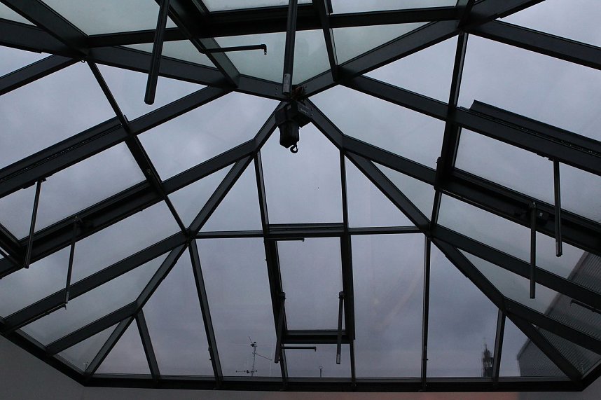 Blick aus der Glaskuppel