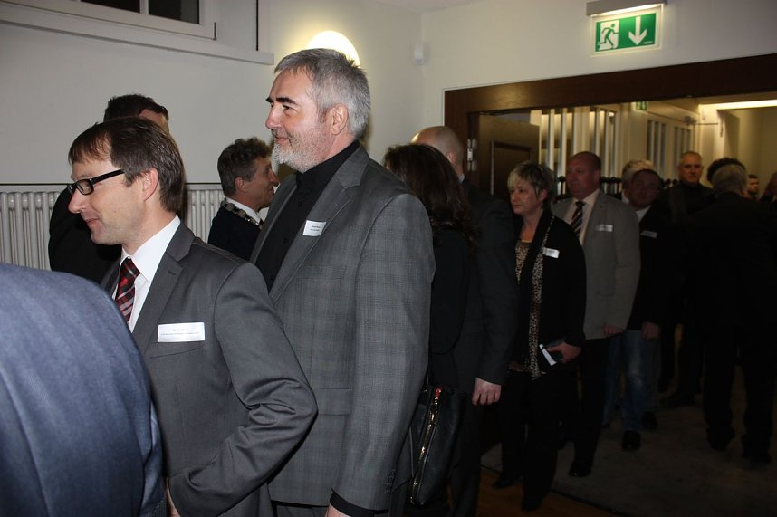 G&auml;ste des Neujahrsempfangs