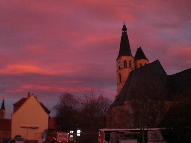 Morgenrot &uuml;ber Nordhausen