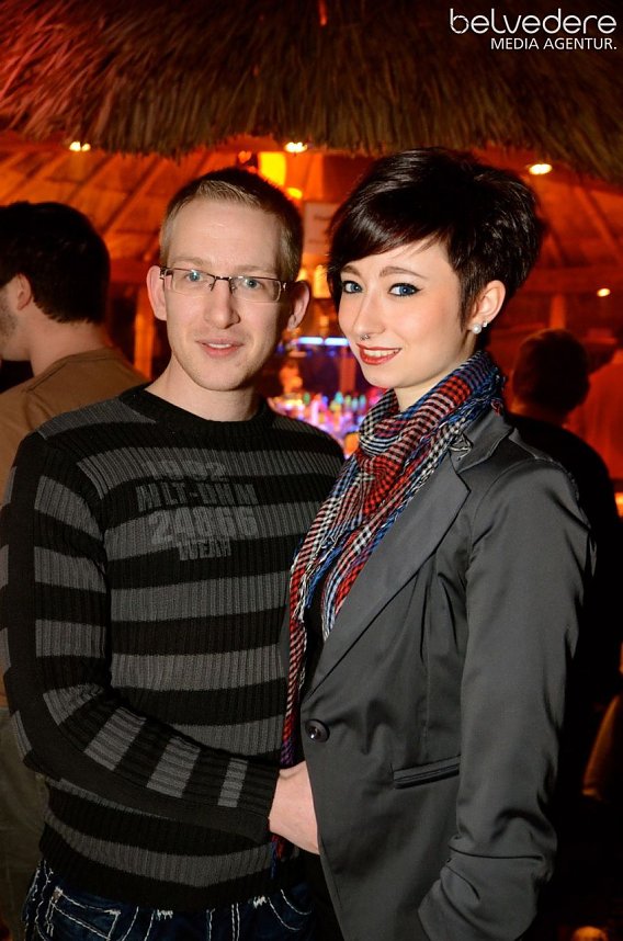 Konfetti-Explosion im Sax 