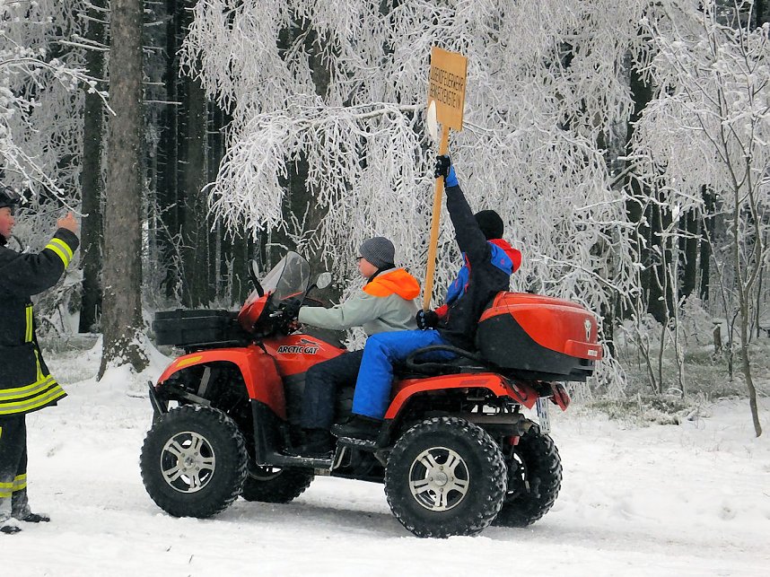 Schlittenhunderennen in Benneckenstein