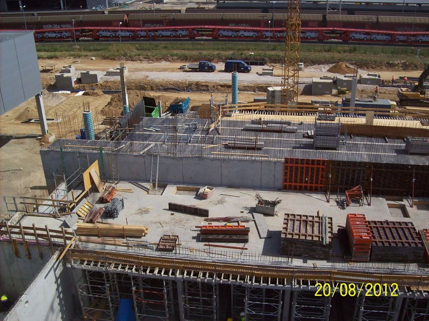 Rohbau f&uuml;r Porsche in Leipzig