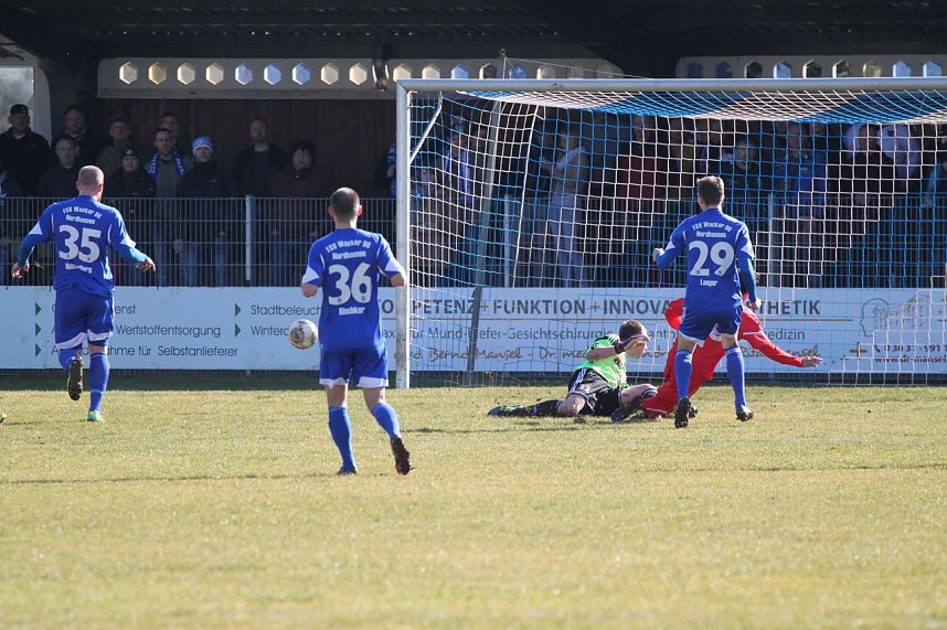 Wacker gewinnt 3:2 (1. Halbzeit)