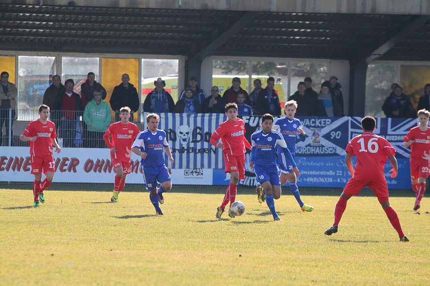 Wacker gewinnt 3:2 (1. Halbzeit)