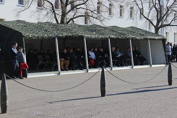 Indienststellung  des neuen Bataillons in Th&uuml;ringen