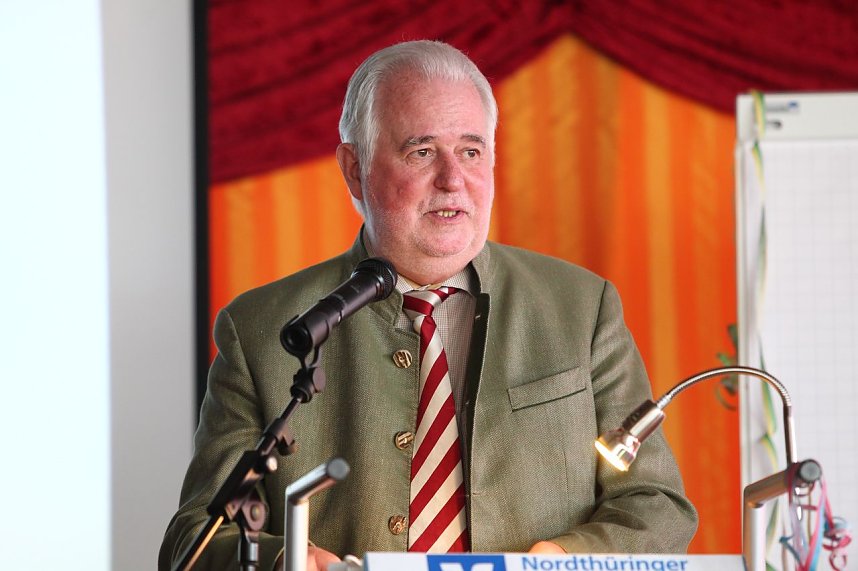 Landwirtschaftsfr&uuml;hst&uuml;ck: Minister J&uuml;rgen Reinholz