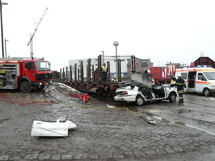 Einsatz bei Bahnunfall