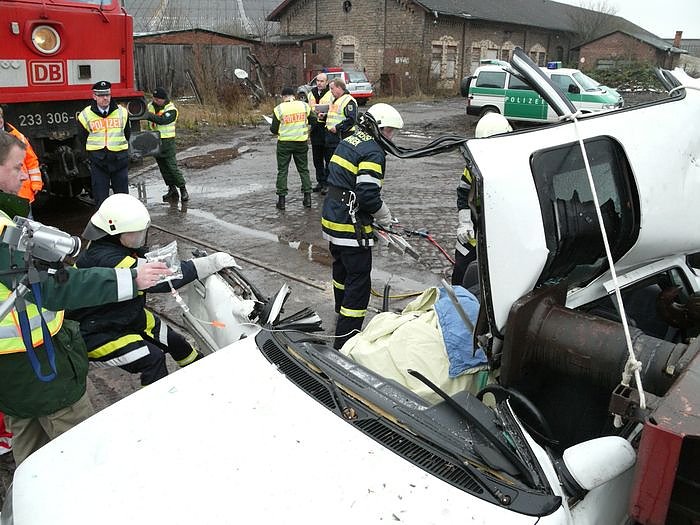 Einsatz bei Bahnunfall