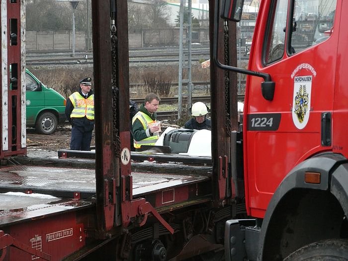 Einsatz bei Bahnunfall