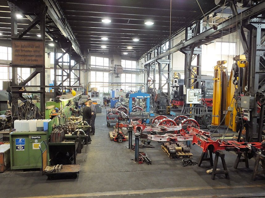 Zu Besuch im Bahnbetriebswerk