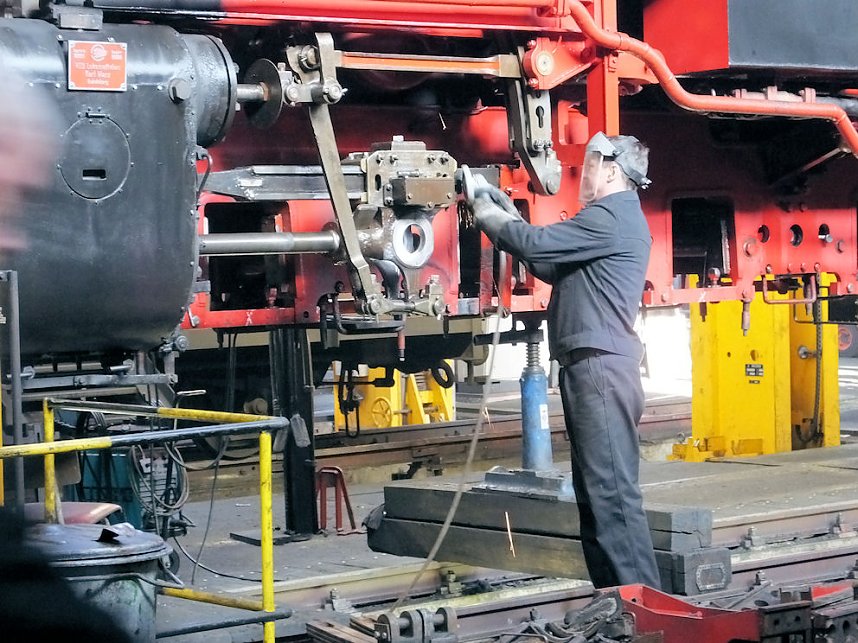 Zu Besuch im Bahnbetriebswerk