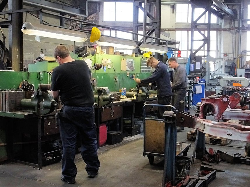 Zu Besuch im Bahnbetriebswerk