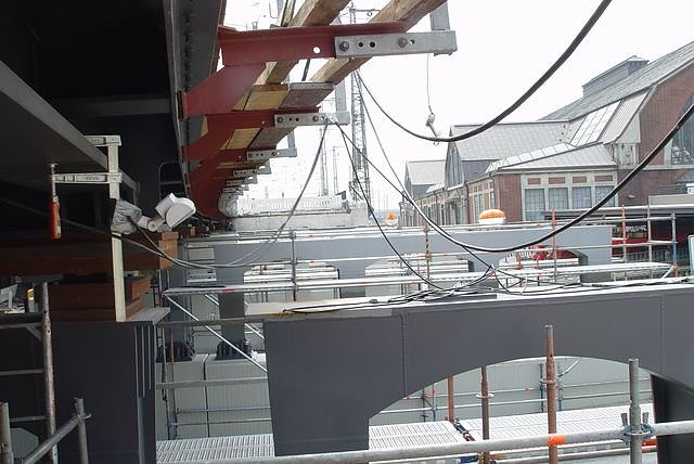 Schachtbauer am Hamburger Hauptbahnhof