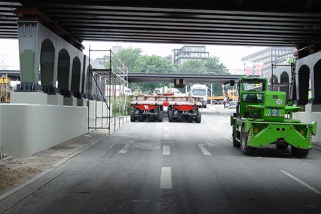Schachtbauer am Hamburger Hauptbahnhof