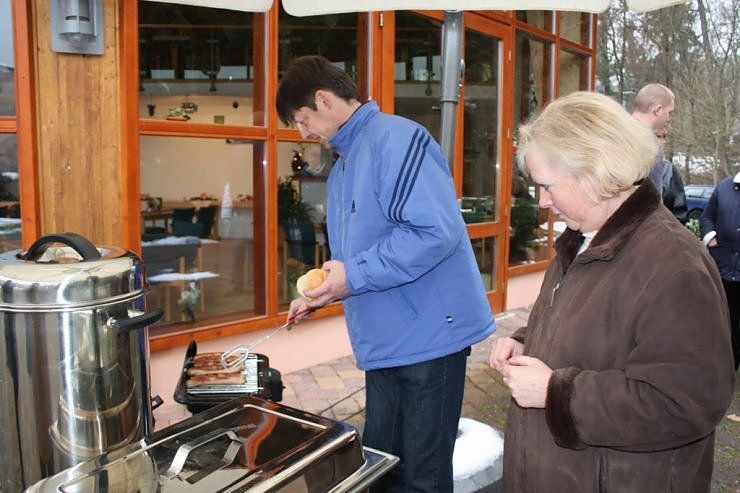 Der Weihnachtsbaum steht