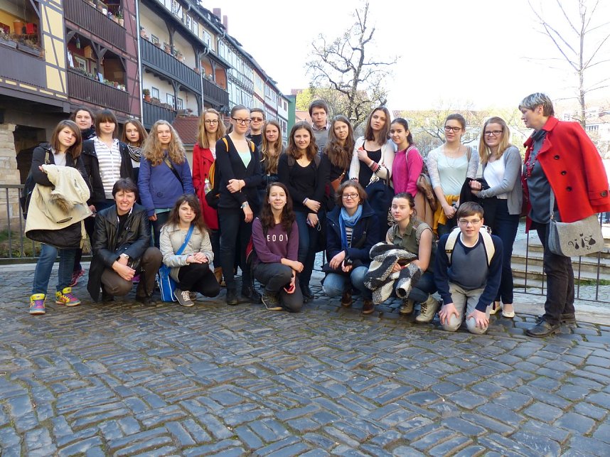 Russische Sch&uuml;ler in Nordhausen