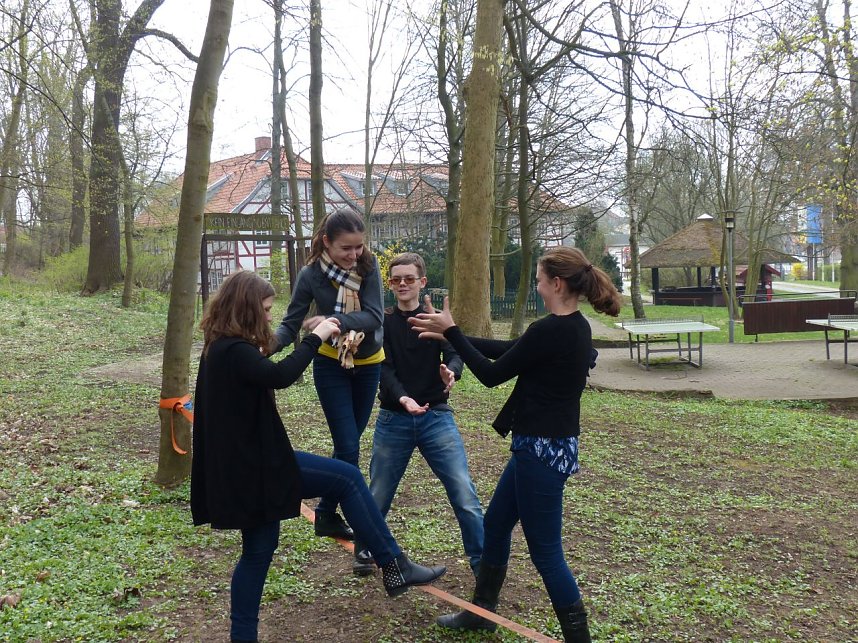 Russische Sch&uuml;ler in Nordhausen