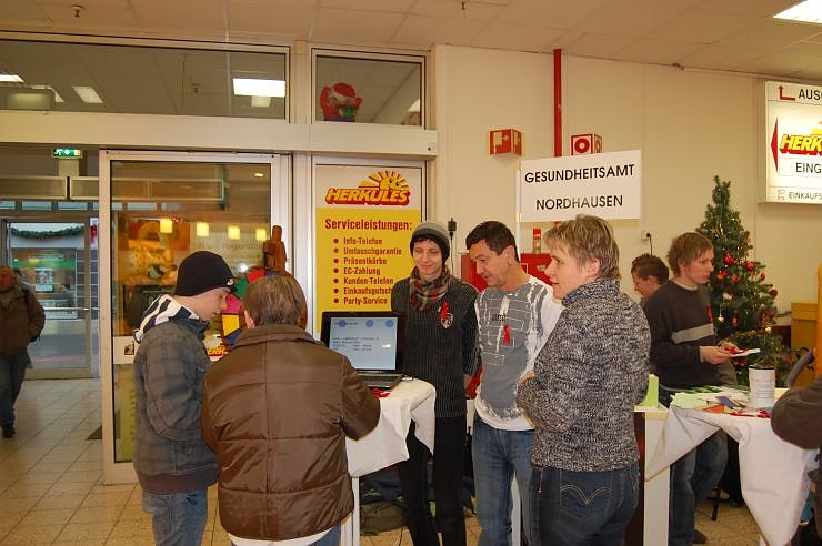 Welt-Aids-Tag Veranstaltung S&uuml;dharzgalerie.nnz-City-Scout on Tour