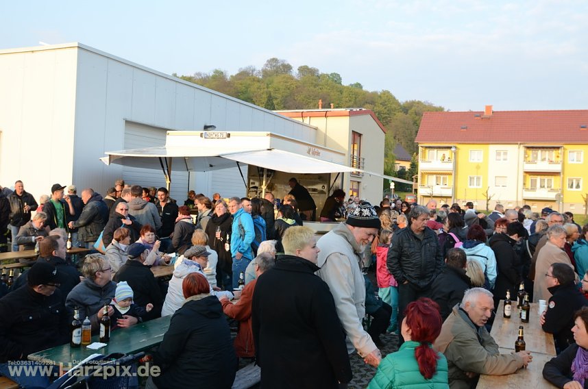 Osterfeuer in Ilfeld