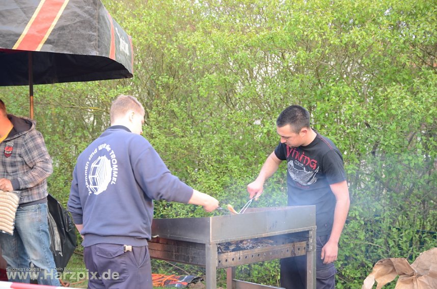 Osterfeuer in Ilfeld