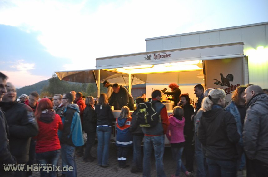 Osterfeuer in Ilfeld