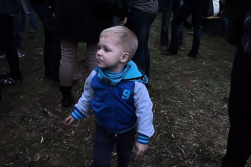 Osterfeuer in Nordhausen Nord