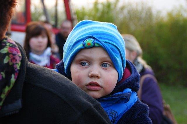 Osterfeuer in Obergebra