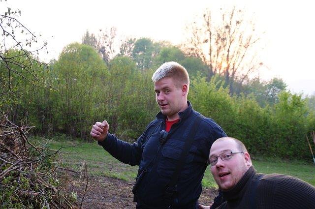 Osterfeuer in Obergebra