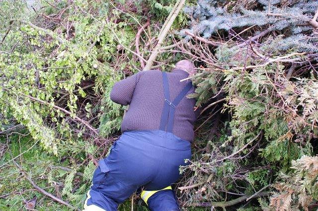 Osterfeuer in Obergebra