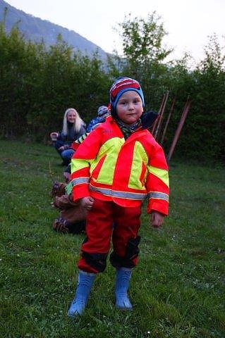 Osterfeuer in Obergebra
