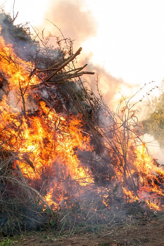 Osterfeuer in Krimderode