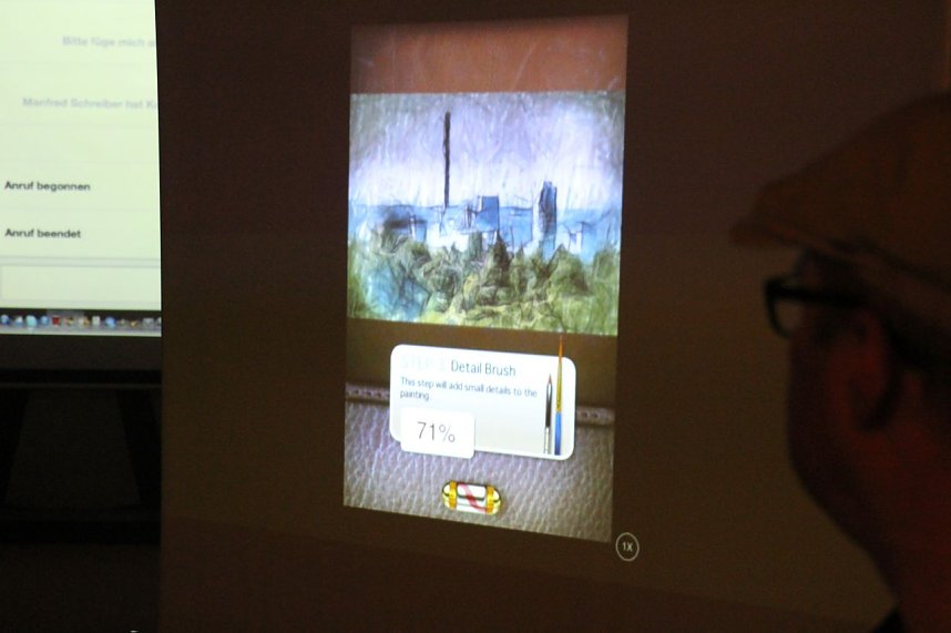 Ipad over Europe im Tabakspeicher