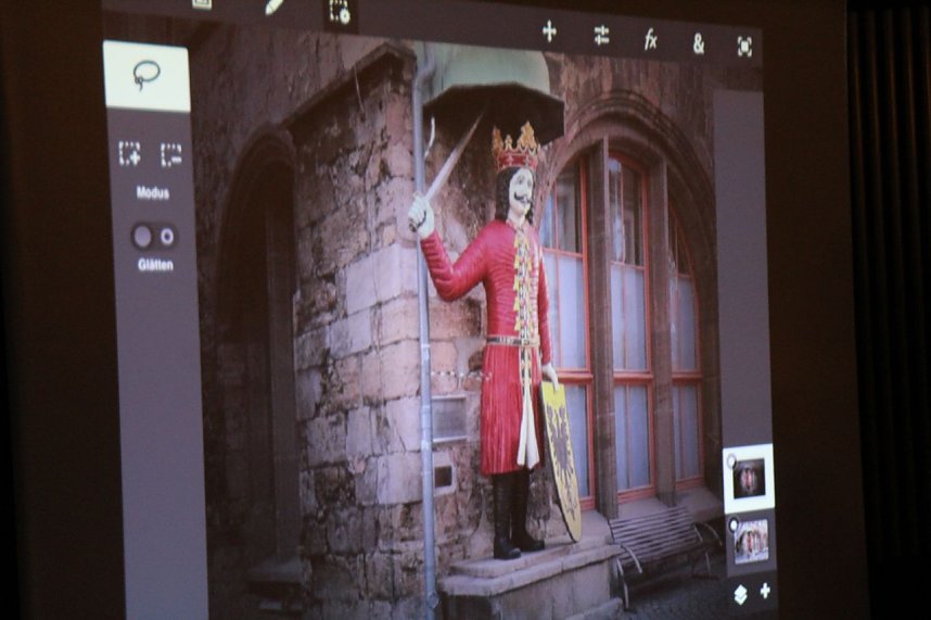 Ipad over Europe im Tabakspeicher