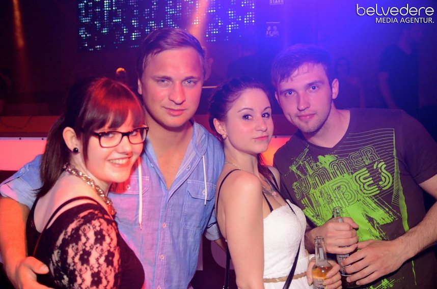 Konfetti-Party im Sax